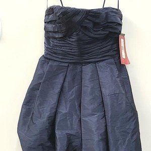 NWT JS Collection blue Strapless Dress (4)